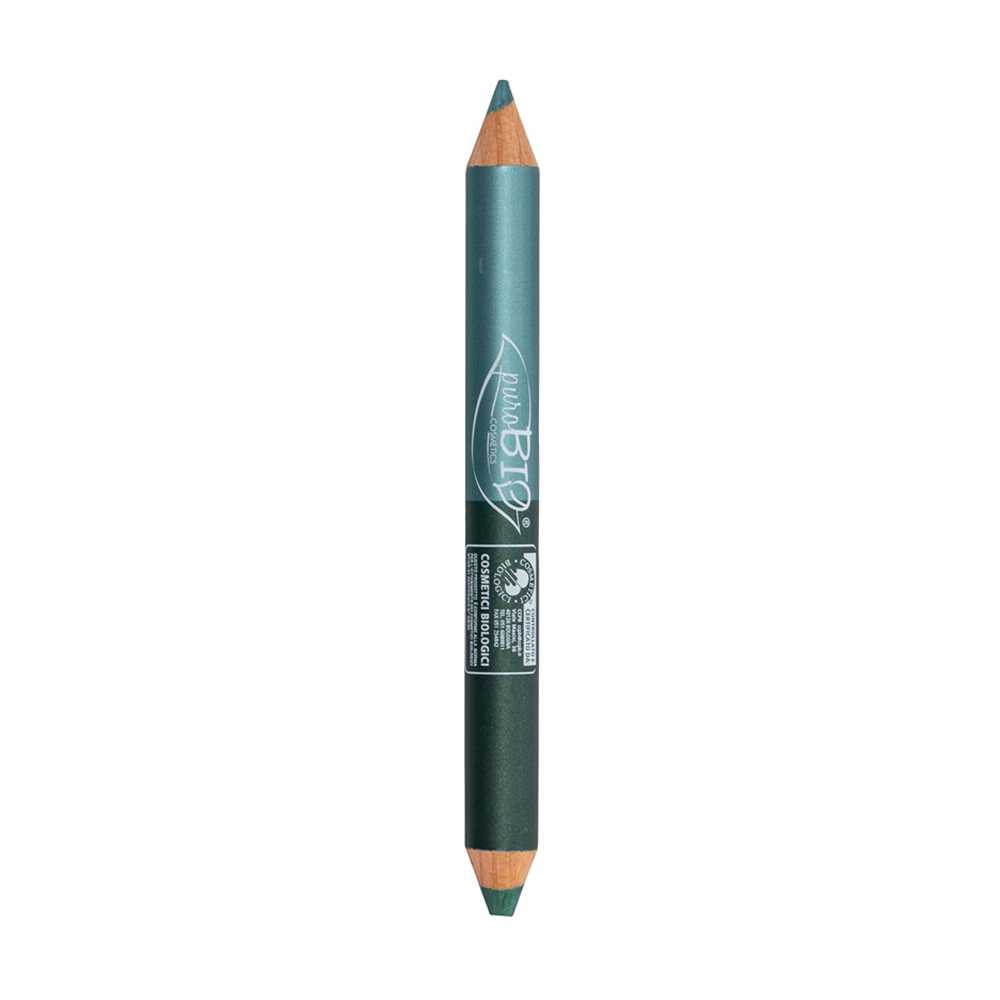 Двосторонній олівець для очей PuroBio Cosmetics Duo Eye Pencil 02 Night, 2.8 г